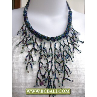 Casandra Fashion Beading Necklaces with Stone